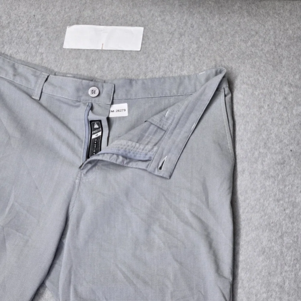 Travis Mathew Men Shorts 38 Gray Striped Chino Button 11